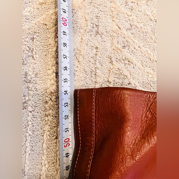 The Cassia wedge Tall boots brown Anthropologie 39 - Picture 9 of 12